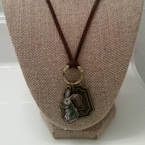 Handmade Jewelry - B2G1 "White Rabbit & The Keyhole" Pendant Necklace
